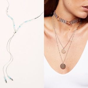 2 free People necklaces NWT